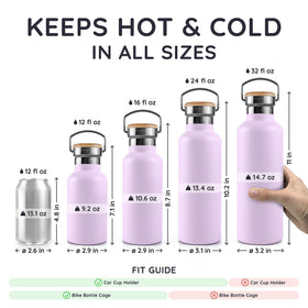Bambaw leak-proof BPA-free bottle in action with secure seal.