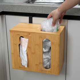 Bambition cabinet-door hanging hooks included for versatile placement
