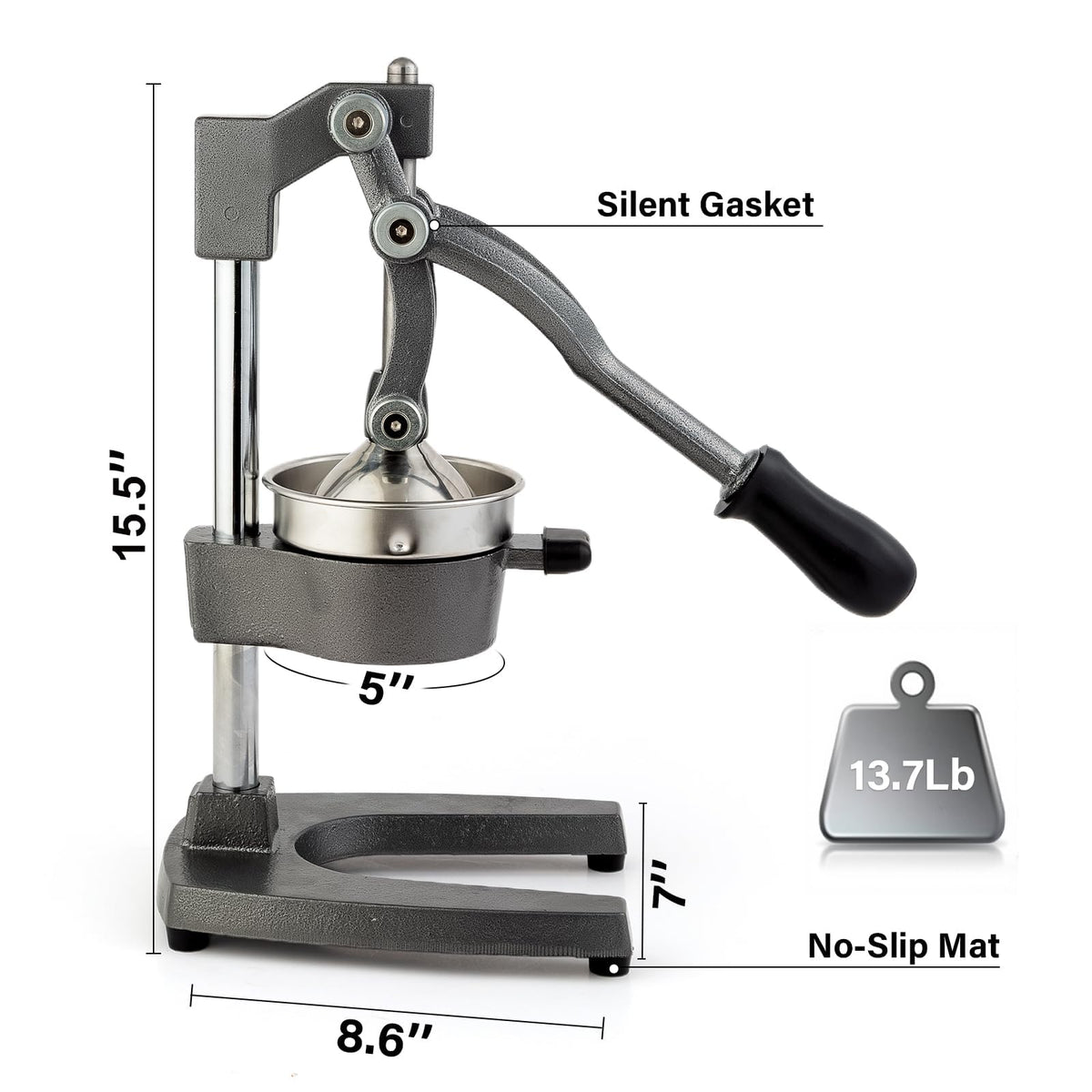 BAMBROX easy-clean top with twist-lock cone for quick maintenance.