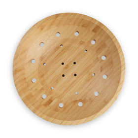 Bambüsi wooden fruit bowl keeps produce organized and accessible