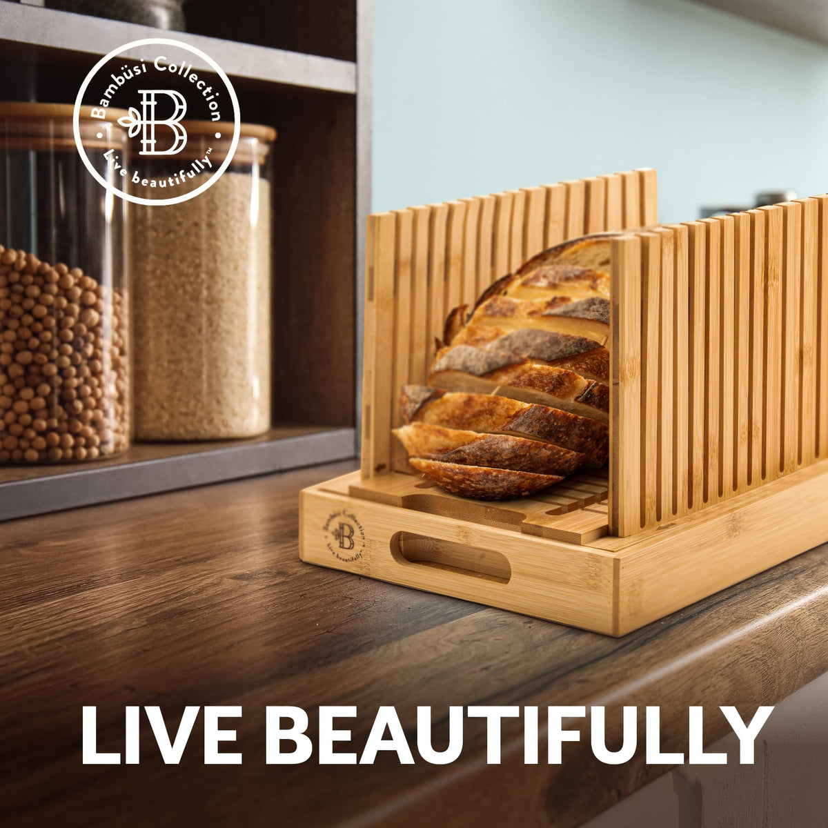 Bambüsi non-slip feet stabilize the slicer during precise cuts.