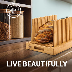 Bambüsi non-slip feet stabilize the slicer during precise cuts.