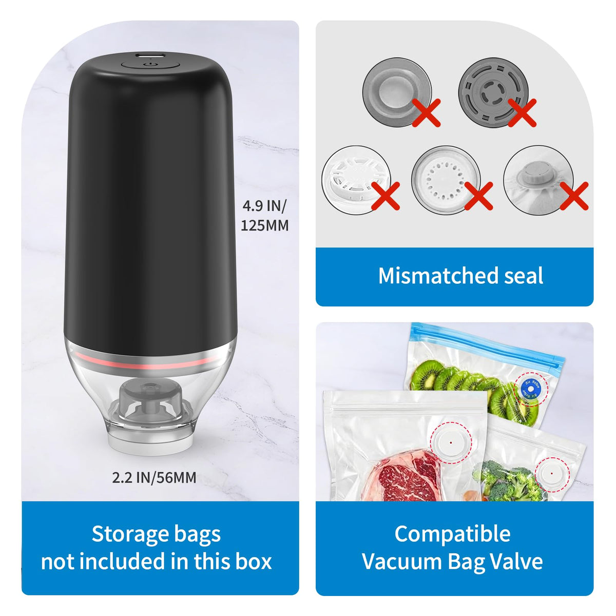 BAMCOO one-touch operation demonstrating simple, effortless sealing for quick prep.