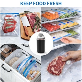 BAMCOO outdoor-ready setup for camping or picnics with a compact sealer.