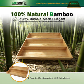 BAMOTTO CRAFTBAMBOO easy-clean finish keeps maintenance quick and simple.