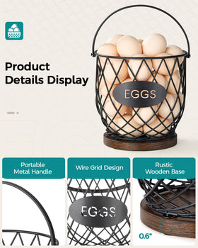 Banawey egg basket design for washing and air drying eggs