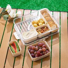 Bandesun portable snack platter ready for gatherings.