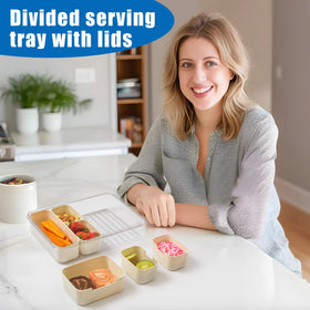 Bandesun snack tray on party table adds stylish organized presentation.