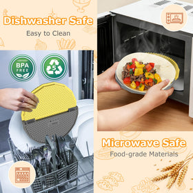 Bandiction four-step use guide demonstrating quick tortilla sealing