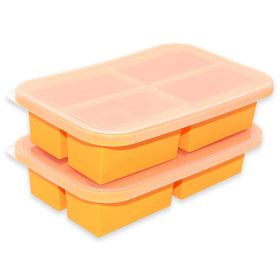 Bangp 1-Cup silicone freezing tray with lid, easy-release for soups.