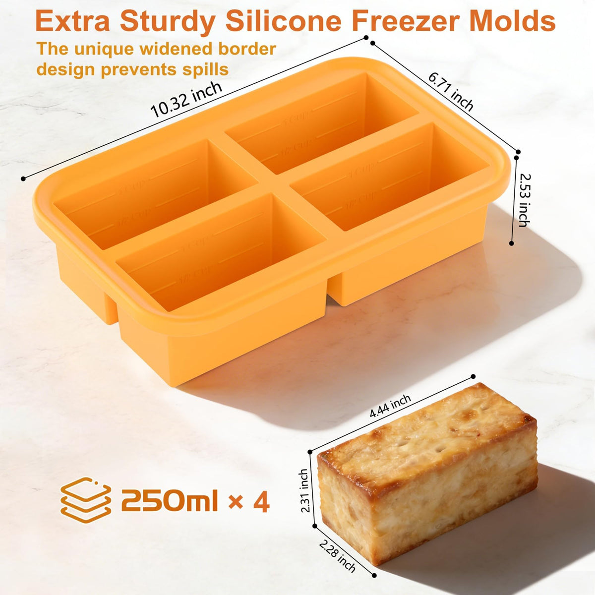 Bangp airtight leak-proof lids prevent spills during storage.