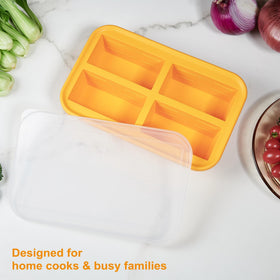 Bangp sturdy steel-reinforced rim enhances tray stability.