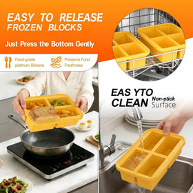 Bangp transparent lid shows contents while keeping items fresh.
