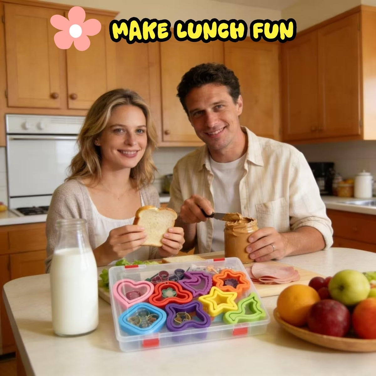 BANIC assorted fruit and vegetable cutters for bite-sized snacks