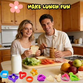 BANIC dinosaur cutter adds adventure to crustless sandwiches.