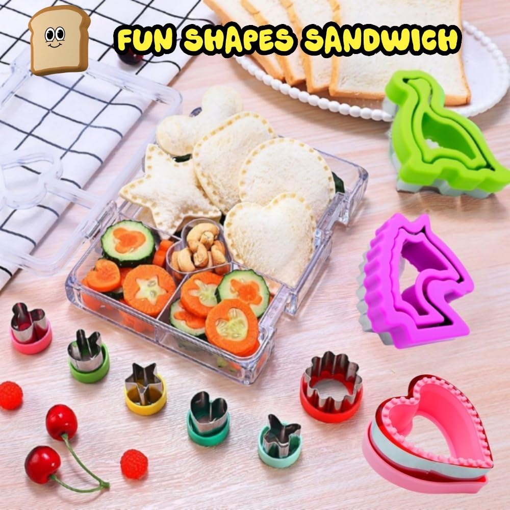 BANIC heart cutter adds fun to packed lunches.