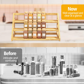 Banlilus bamboo material highlights natural, durable storage solution.