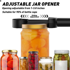 Banyaa bottle opener with ergonomic handle provides secure grip and leverage.