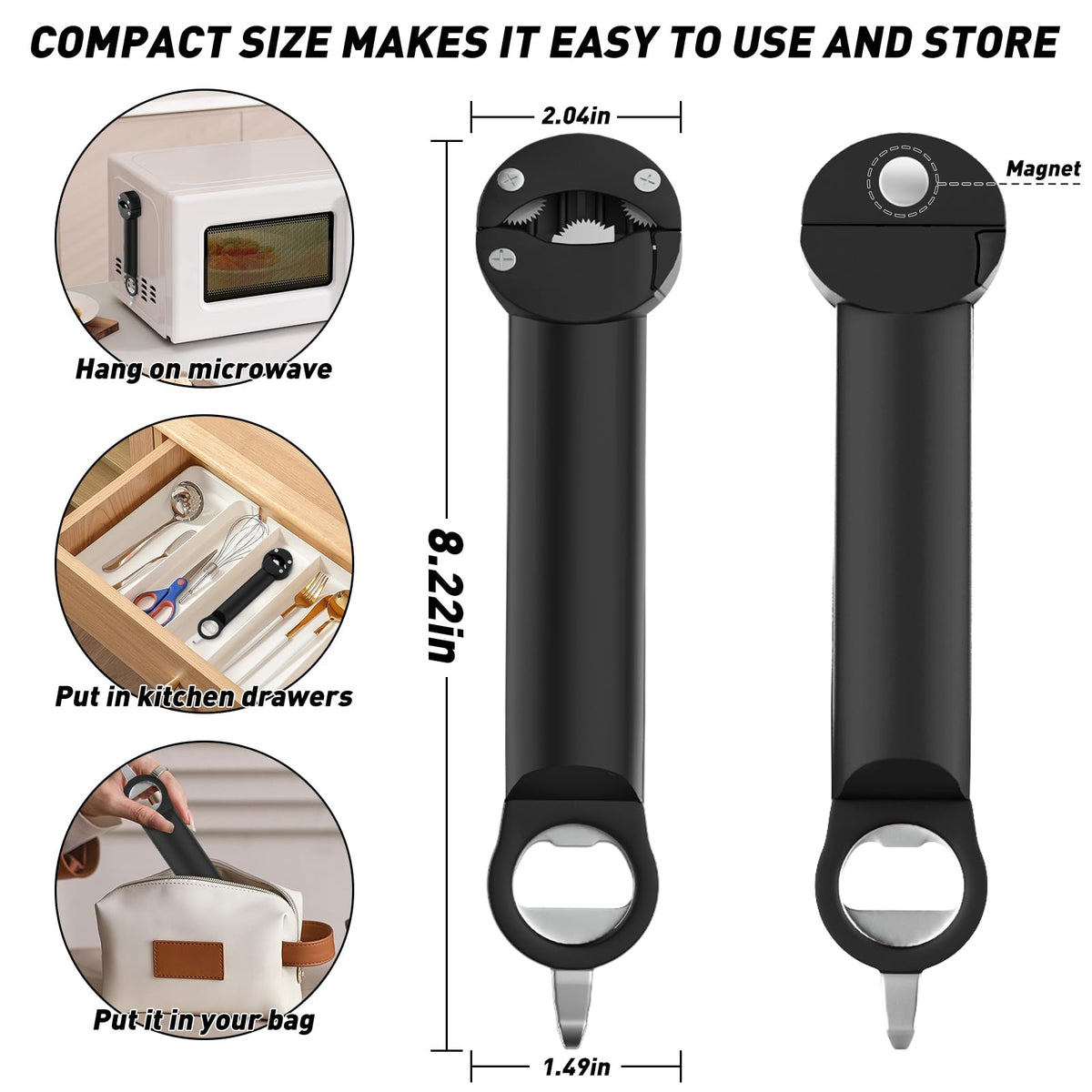 Banyaa durable nylon and stainless steel construction sustains daily use.