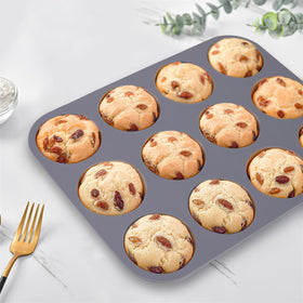 Baocuan muffins, tarts, and breads bake evenly thanks to regular 12-cup size.