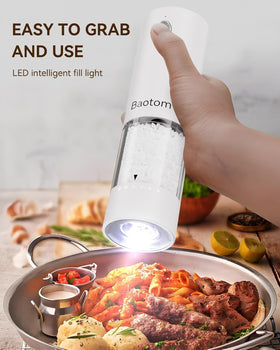 Baotom ceramic grind mechanism provides steady, even grinding without flavor alteration