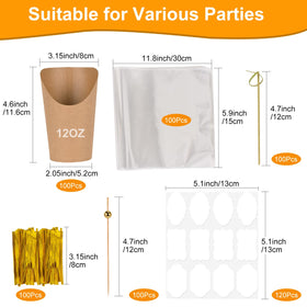 Baoxialikemao gold spherical skewers for elegant appetizer presentation.