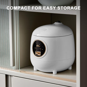 Bar Bear mini rice cooker portable for travel and dorm life.