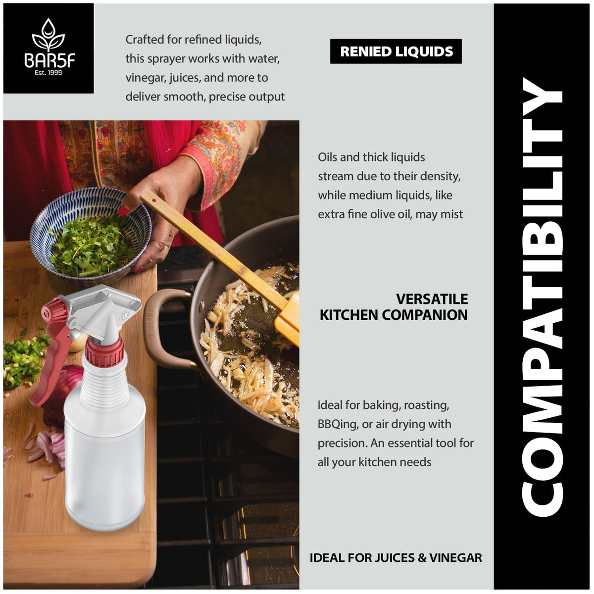 Bar5F pineapple juice mist enhances poultry flavor during broiling
