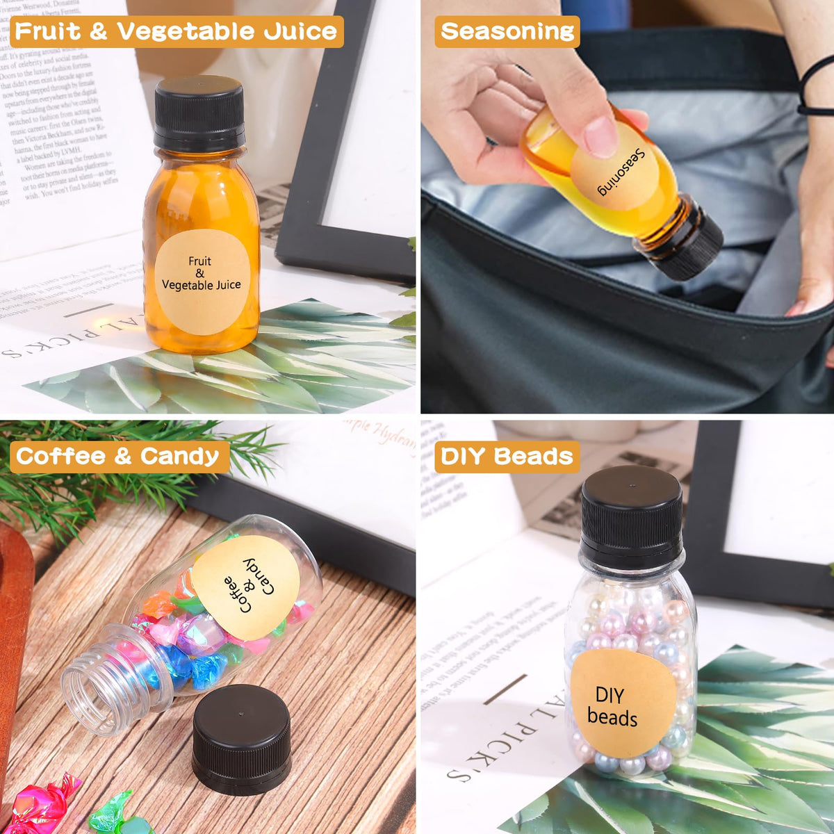 Barafat leak-proof mini bottles prevent spills in bags or cars during trips.
