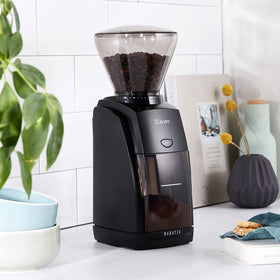 Baratza Encore conical burrs close-up highlights precise grinding results for uniform extraction