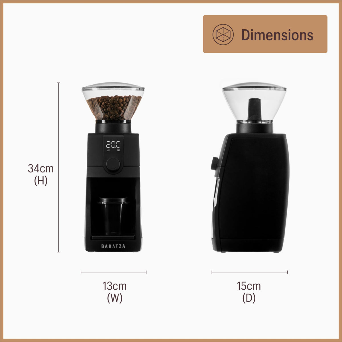 Baratza Encore ESP Pro flow disk controls bean flow for consistent dose.