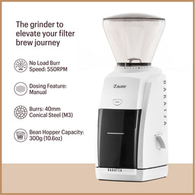 Baratza Encore small footprint design fits neatly on compact kitchen counters