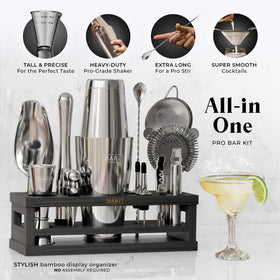 Bare Barrel stainless steel bar tools for durable bartending