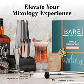 Bare Barrel dishwasher-safe tools simplify cleanup after crafting cocktails.