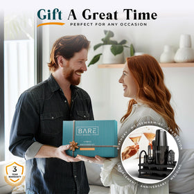 Bare Barrel gift-ready cocktail kit perfect for celebrations.