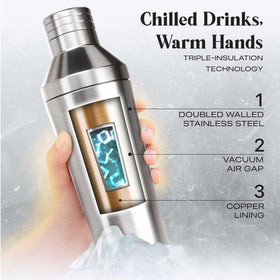 Bare Barrel integrated measuring system on cap for precise pours.