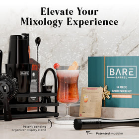 Bare Barrel professional-grade barware with a refined finish.