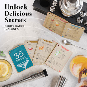 Bare Barrel recipe cards 35 ideas for classic and modern cocktails