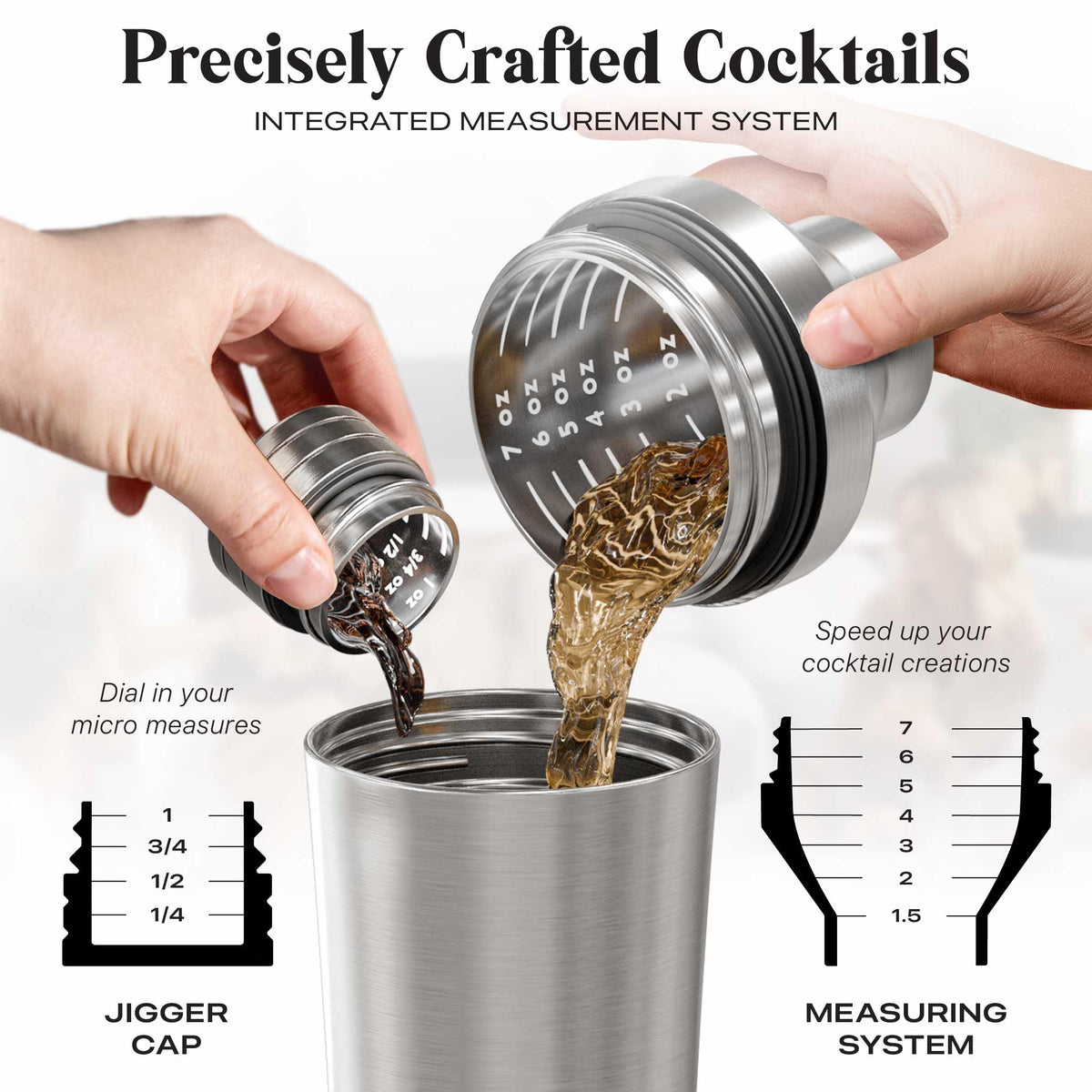 35 recipe cards included to spark at-home bartending ideas.