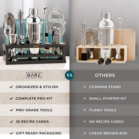Bare Barrel stainless steel tools resist rust for long-lasting bar prep