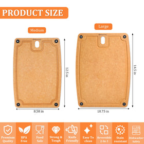 Barenthal double sided board with juice groove for mess free prep.
