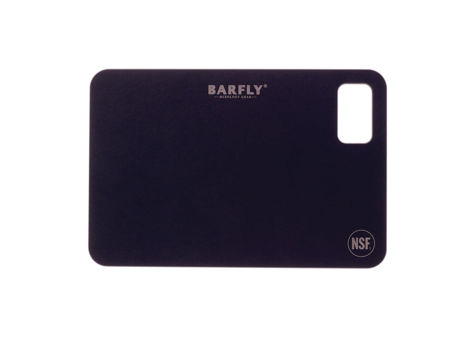 Barfly Bar Board 6x9 top view showing compact cutting surface for garnishes.