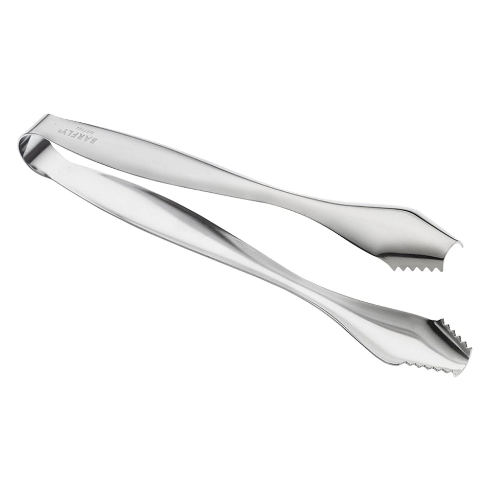 Barfly Ice Tong stainless 7.1 inch in polished finish for precise ice handling