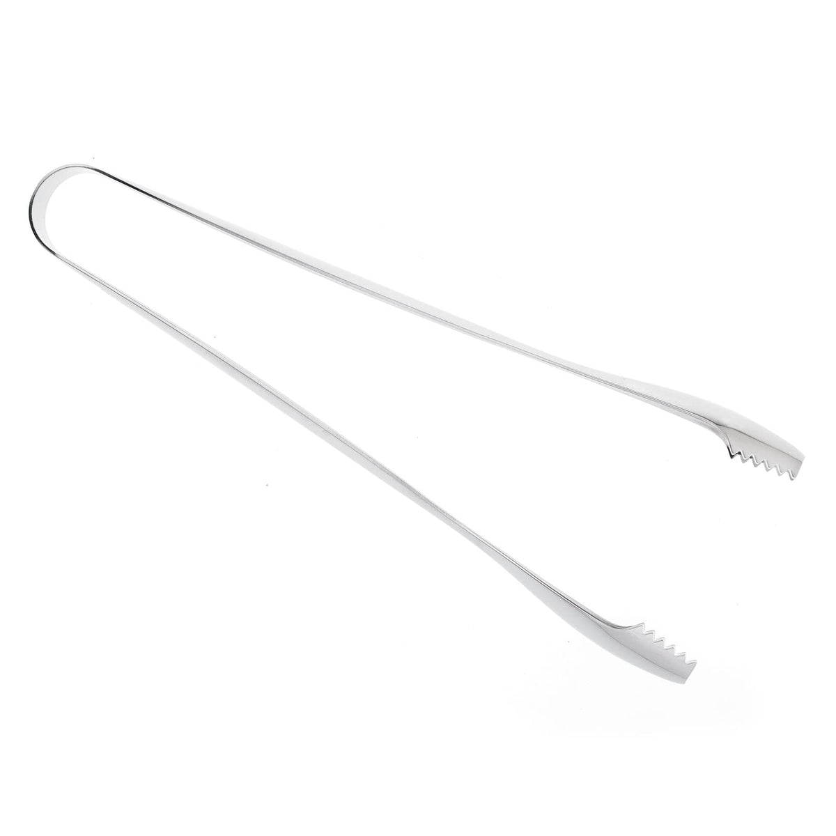 Barfly Ice Tong with ergonomic grip in stainless steel for comfortable use