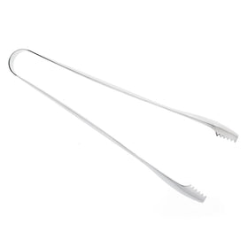 Barfly Ice Tong with ergonomic grip in stainless steel for comfortable use