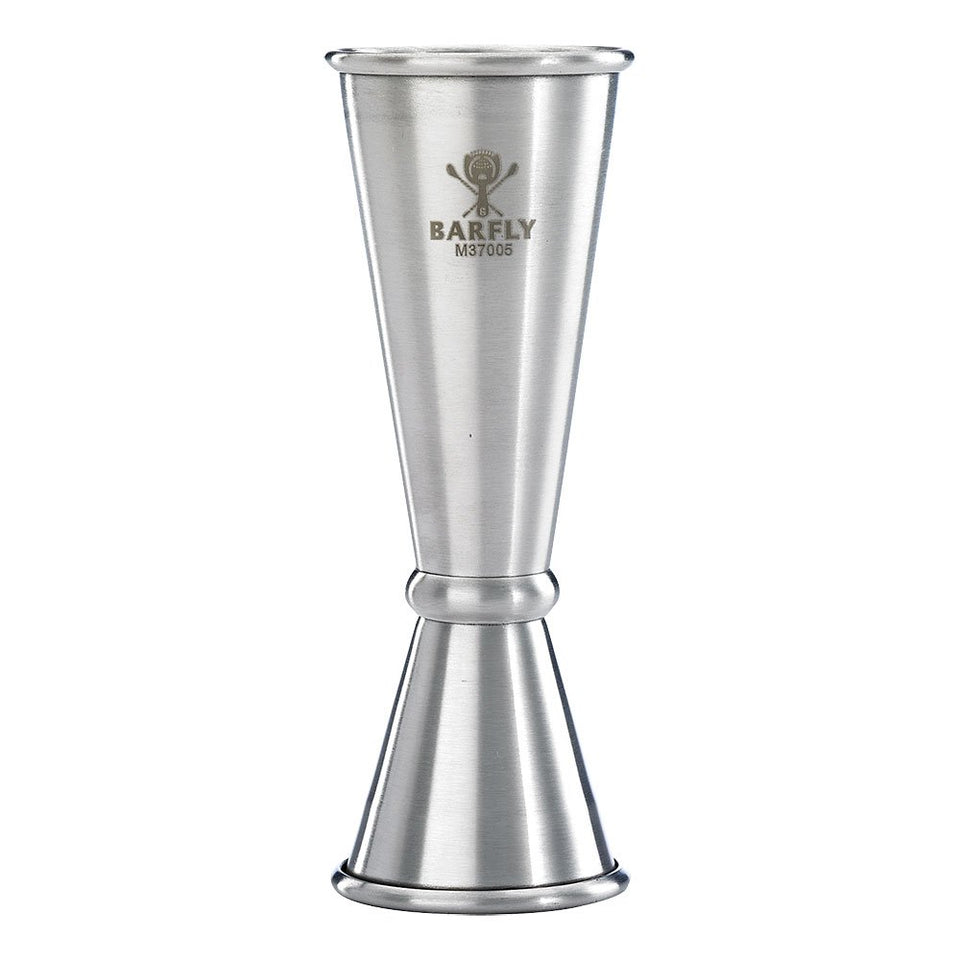 Barfly Japanese Style Jigger with 1oz-2oz capacity for precise pours.