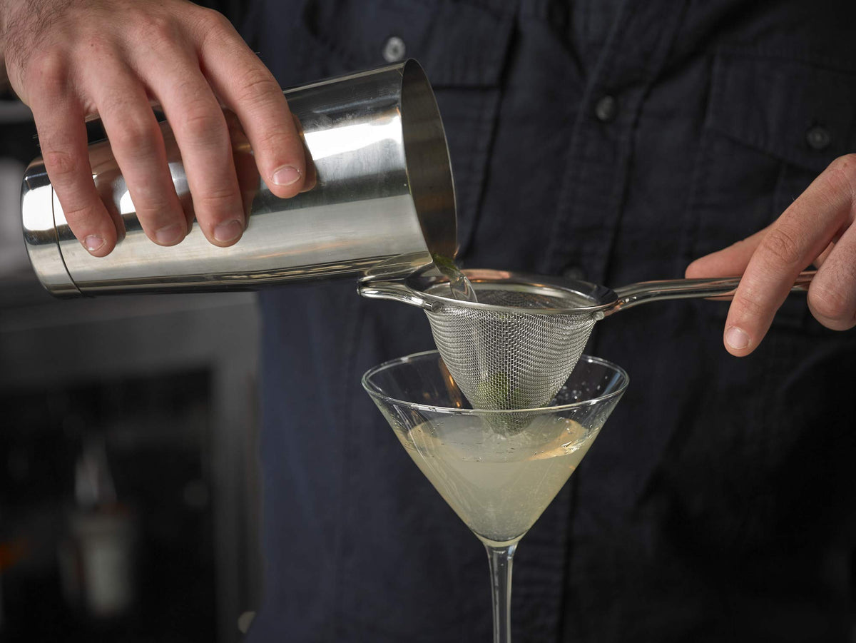 Barfly Mixology Gear branding on the shaker.