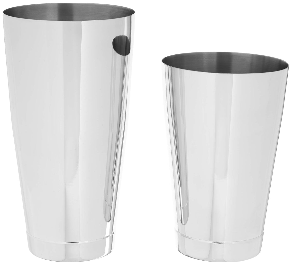 Barfly shaker cocktail tin set in stainless steel for versatile bar prep.