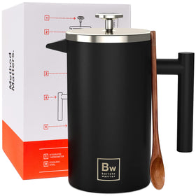 Barista Warrior built-in thermometer for precise brewing temperature and consistency