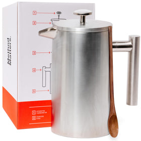 Barista Warrior built-in thermometer ensures ideal brewing temperature for every batch
